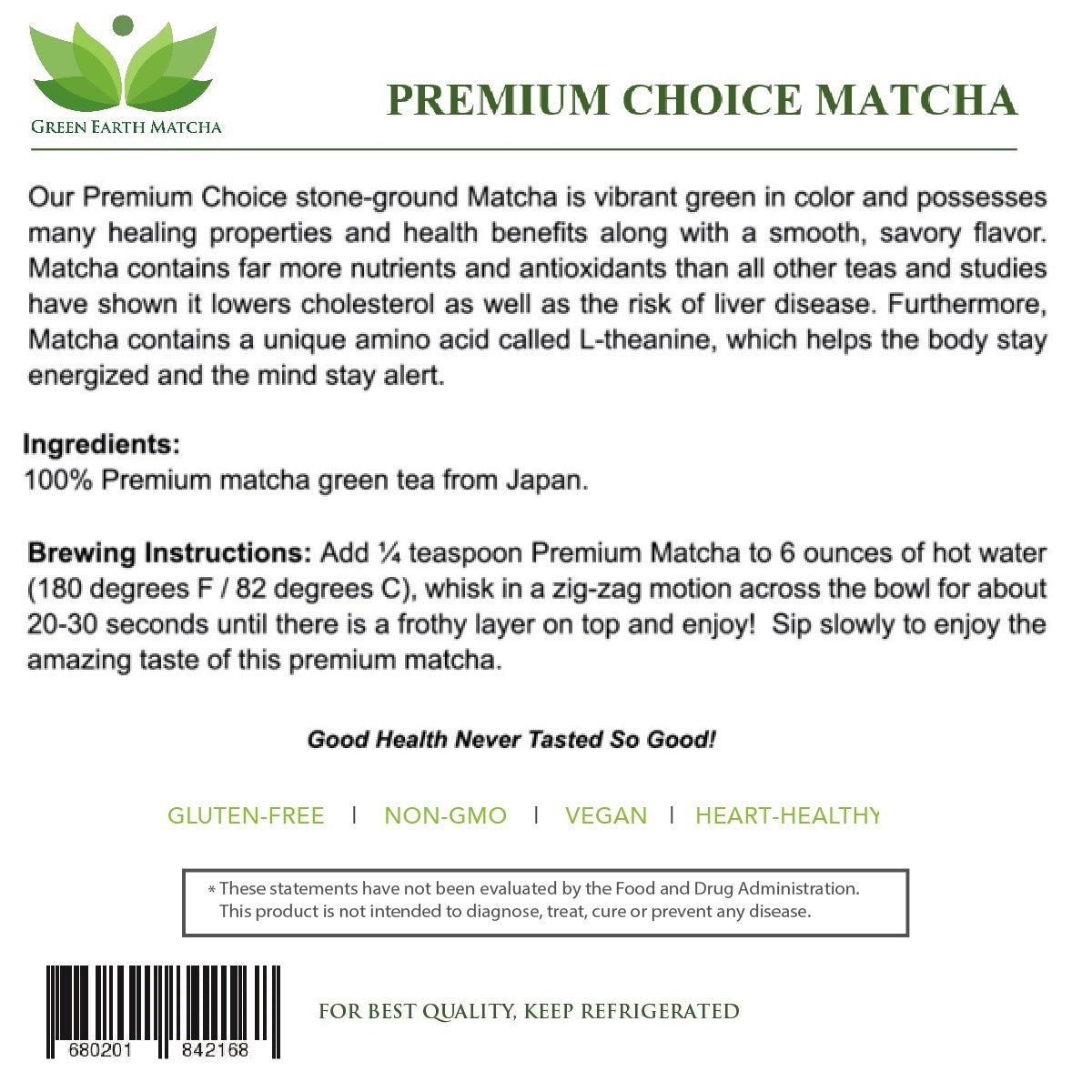 Premium Ceremonial Grade Choice Matcha (30g)